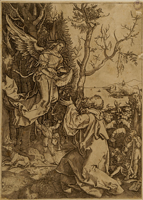 Raimondi Marcantonio - Annuncio a San Gioacchino (dalla serie: Vita della Vergine)